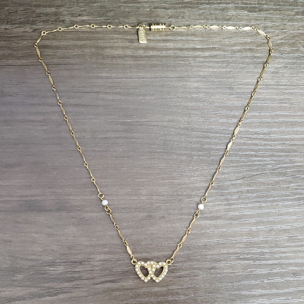 Vintage 1928 Heart Pendant Necklace